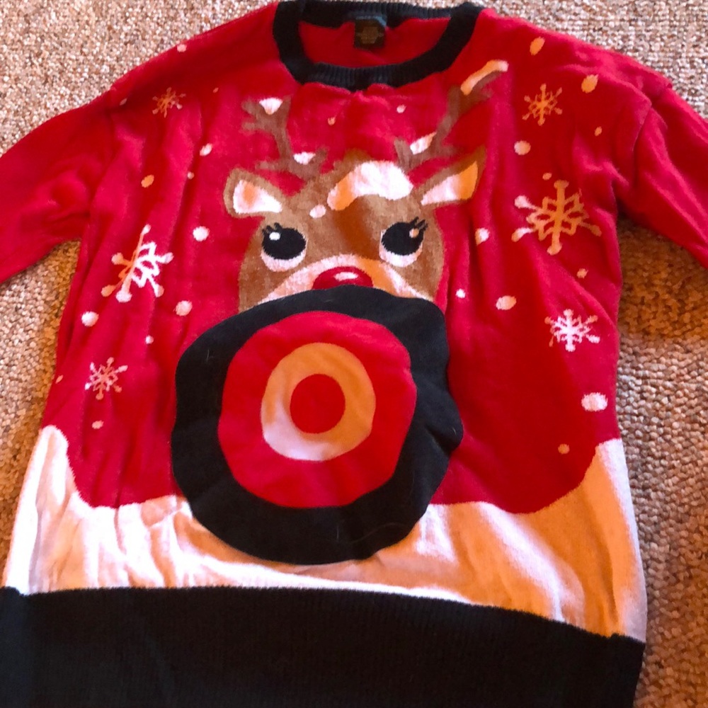 The most ugliest Christmas sweater ever.